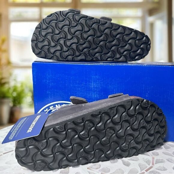 BIRKENSTOCK ARIZONA IRON Soft Footbed Waxy Leather Regular Fit - Picture 11 of 16